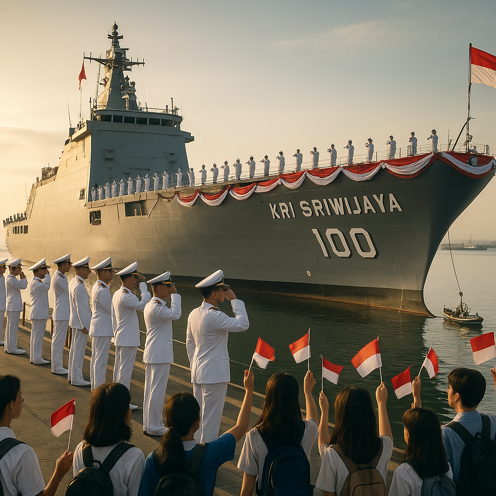 Makna Nama KRI Sriwijaya-100, Kapal Induk Pertama Indonesia yang Baru Diresmikan
