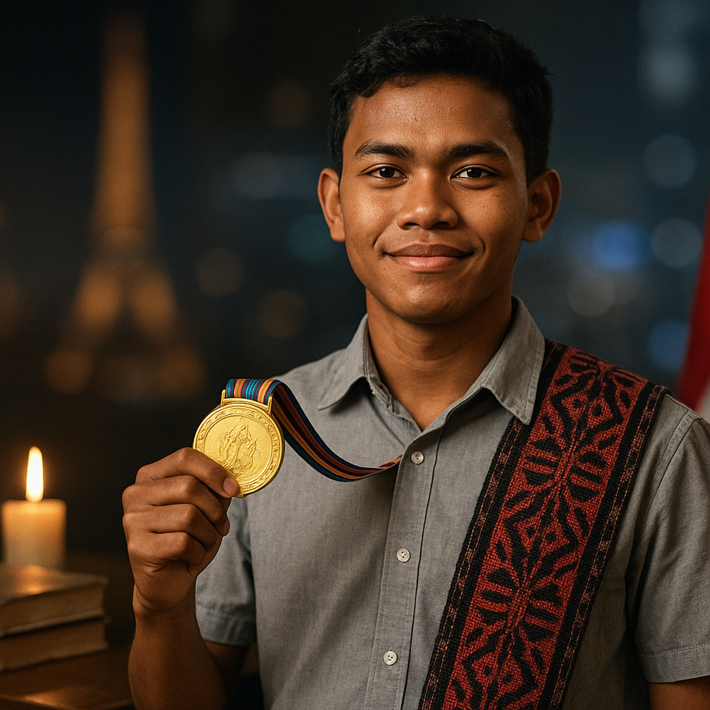 Pemuda Asal NTT Raih Medali Emas Olimpiade Sains Dunia, Bangga Indonesia