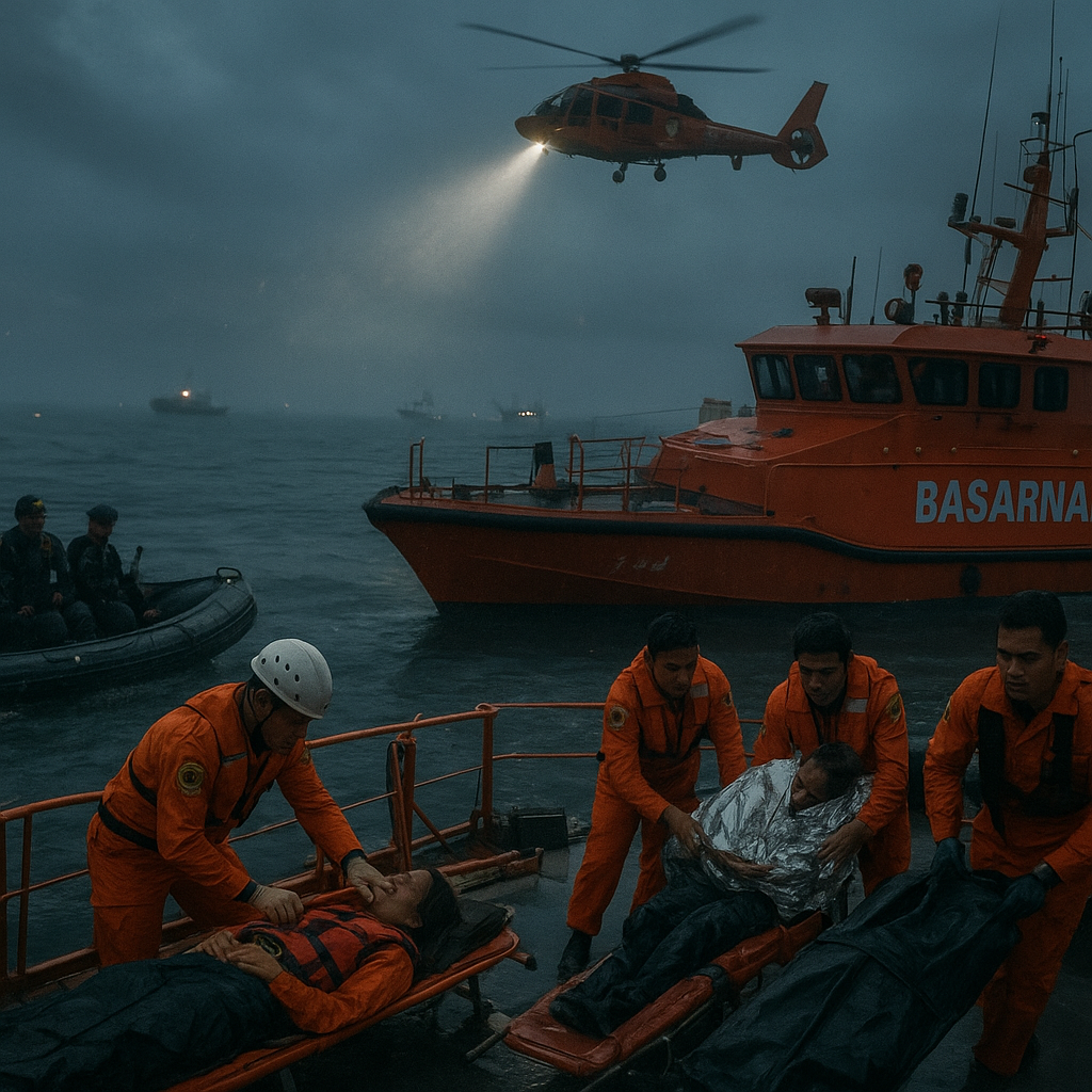 Misi Tanpa Henti di Laut Java: 4 Korban Ditemukan, 71 Jiwa Masih Menanti Pertolongan
