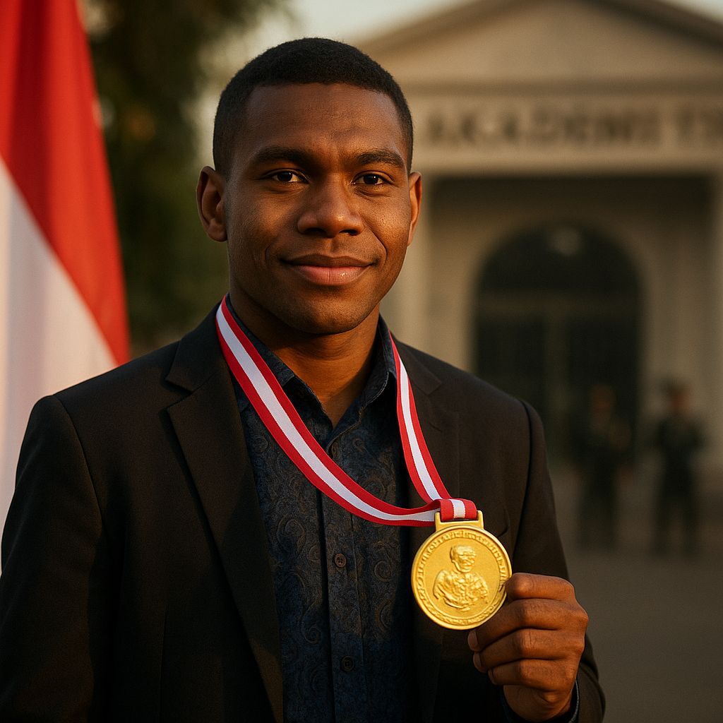 Pemuda Papua Raih Medali Emas Olimpiade Fisika Internasional, Bercita-cita Masuk Akademi TNI