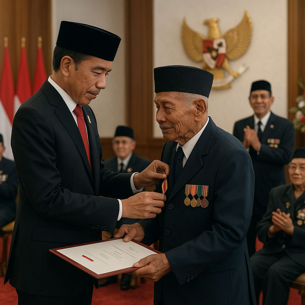 Veteran Perang Kemerdekaan Dapat Penghargaan dari Presiden: 'Jasamu Tak Terlupakan'