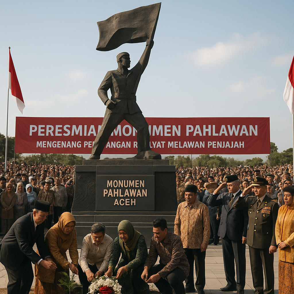 Monumen Pahlawan di Aceh Diresmikan, Mengenang Perjuangan Rakyat Melawan Penjajah