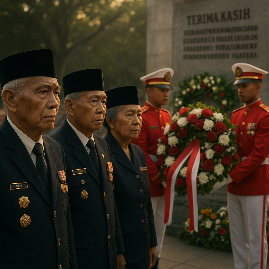 Warisan Sejarah yang Hidup: Upacara Penghormatan untuk Veteran Pejuang Kemerdekaan