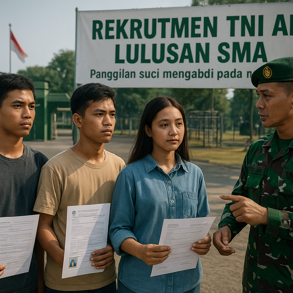 Rekrutmen TNI AD Dibuka untuk Lulusan SMA, Ini Syarat dan Tips Lolos Seleksi