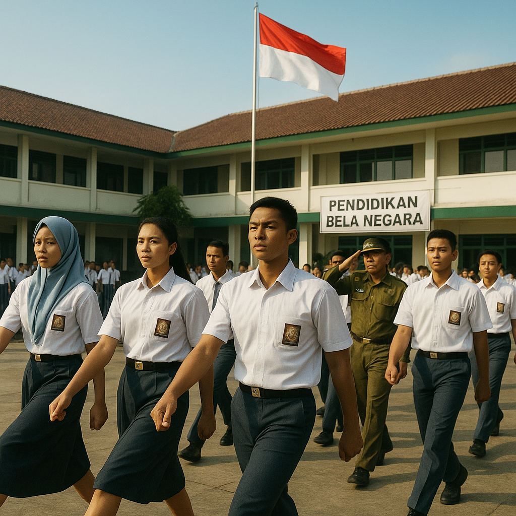 Pendidikan Bela Negara Diterapkan di 100 Sekolah, Cetak Generasi Tangguh dan Cinta Tanah Air