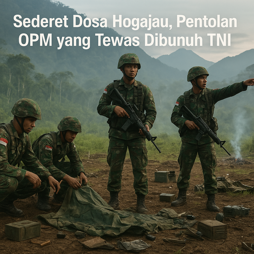 Sederet Dosa Hogajau, Pentolan OPM yang Tewas Dibunuh TNI