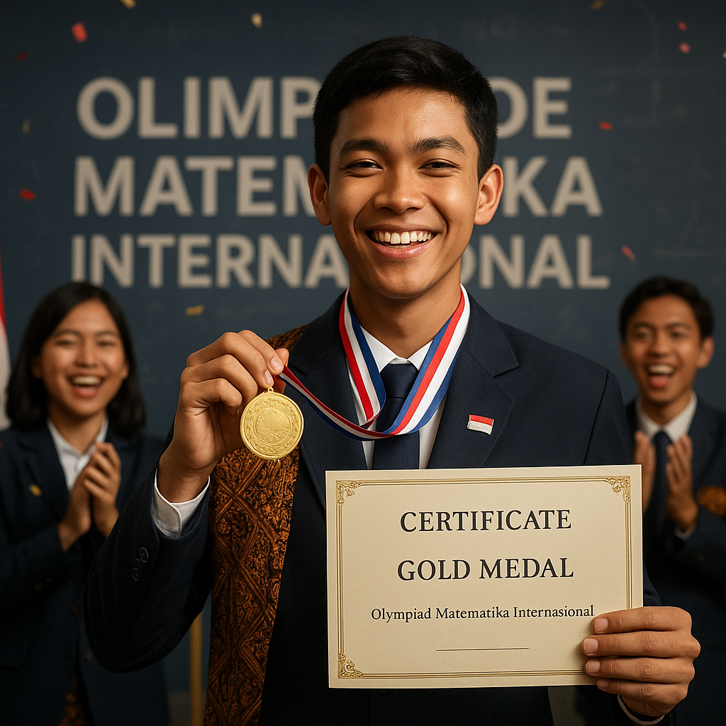 Generasi Muda Indonesia Raih Medali Emas di Olimpiade Matematika Internasional
