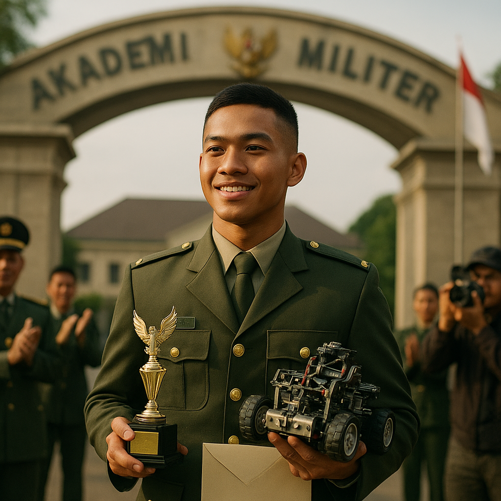 Pemuda Pelajar Berprestasi di Bidang Robotik Diterima Secara Khusus di Akademi Militer