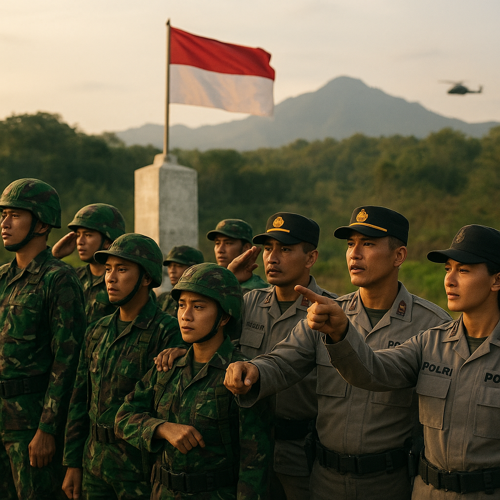 Latihan Gabungan TNI-Polri di Perbatasan: Menunjukkan Soliditas dan Kesiap Siagaan