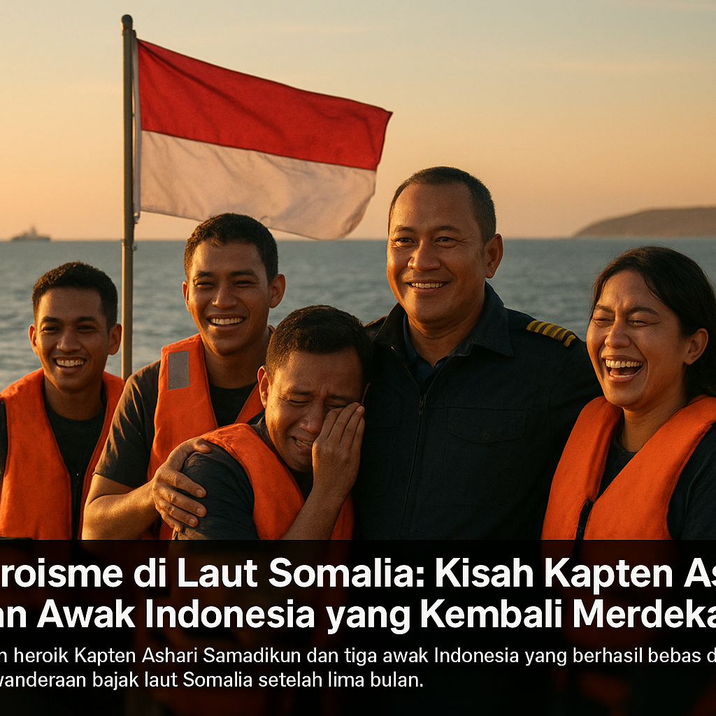 Heroisme di Laut Somalia: Kisah Kapten Ashari dan Awak Indonesia yang Kembali Merdeka