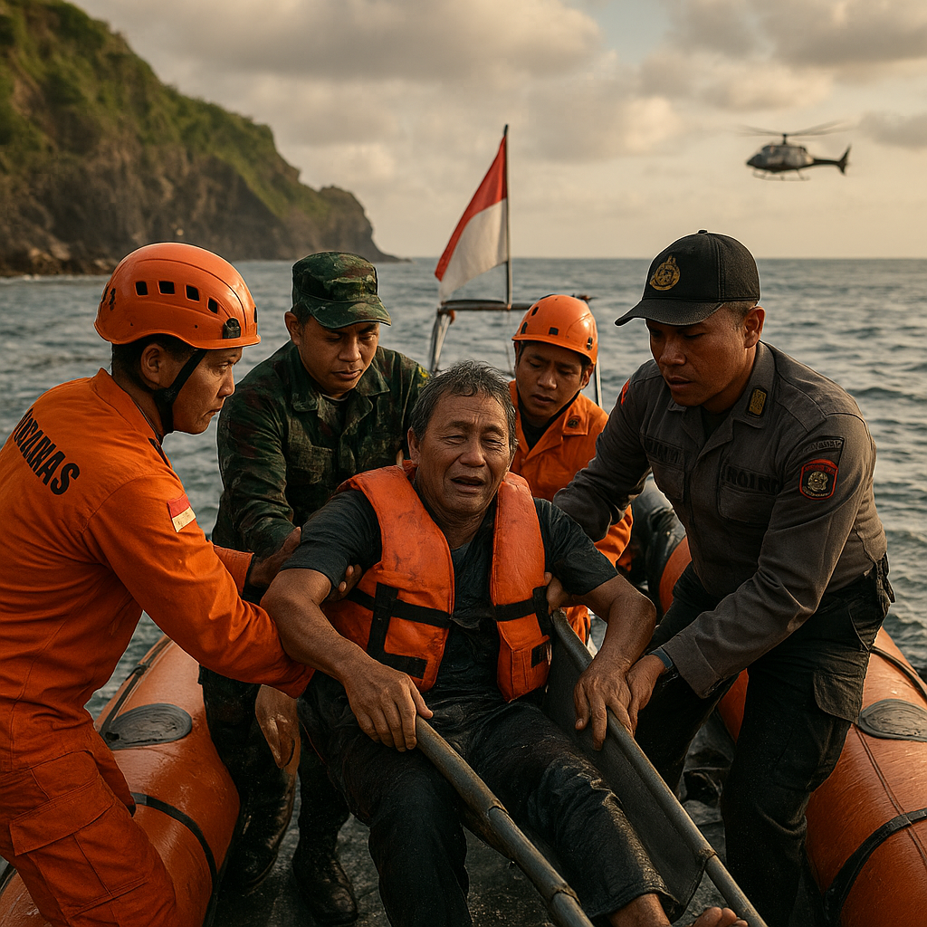 Sinergi TNI, Polri, dan Basarnas Sukses Evakuasi Nelayan Hilang di Trenggalek