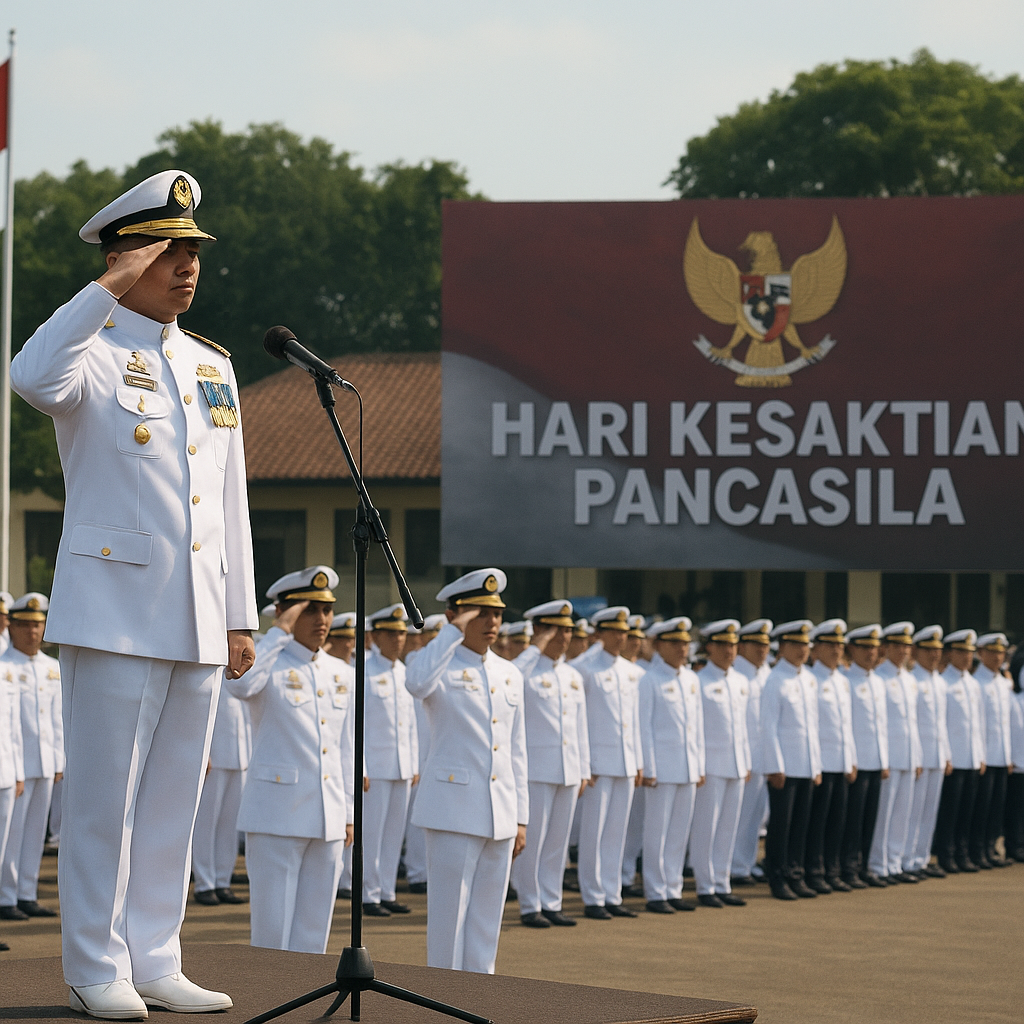 Kokohkan Ikrar Kebangsaan: Danseskoal Pimpin Upacara Khidmat Hari Kesaktian Pancasila