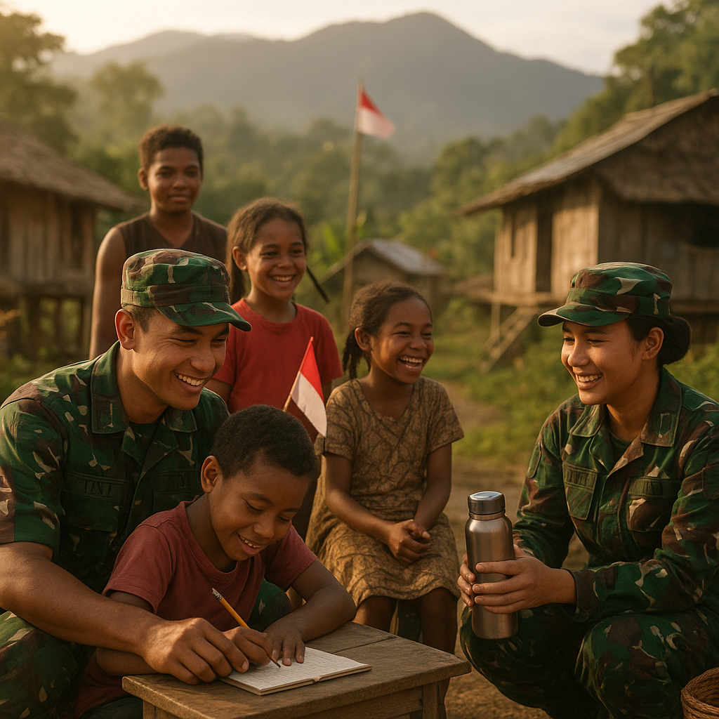 Prajurit Perbatasan di Papua: Jaga NKRI dengan Hati dan Senyum