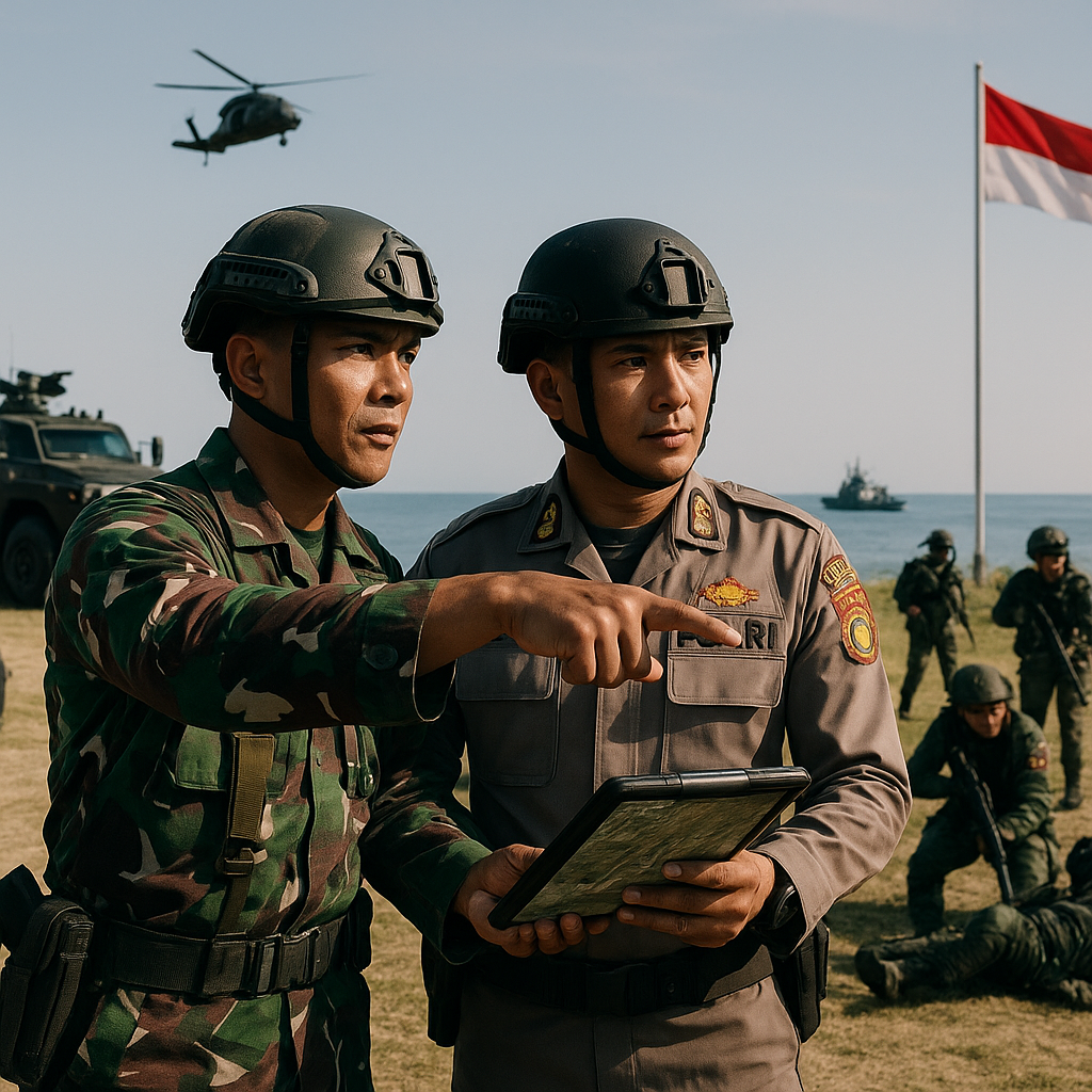 Latihan Gabungan TNI-Polri Perkuat Sinergi, Bentuk Pertahanan yang Solid untuk NKRI