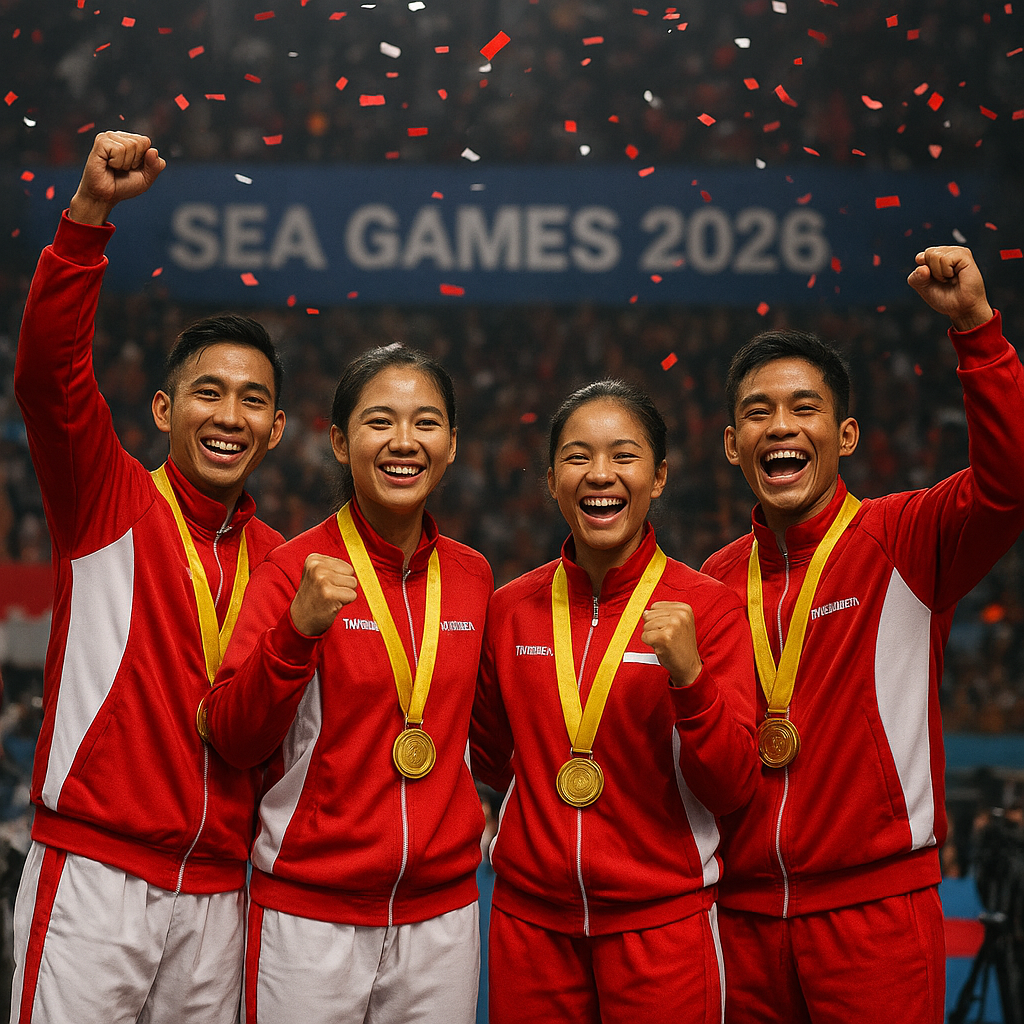Atlet Tarung Derajat Indonesia Raih Empat Medali Emas di SEA Games 2026