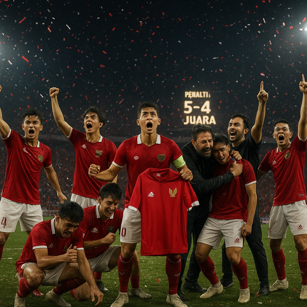 Mentalitas Juara Garuda: Timnas Uji Nyali Hingga Titik Penalti Terakhir