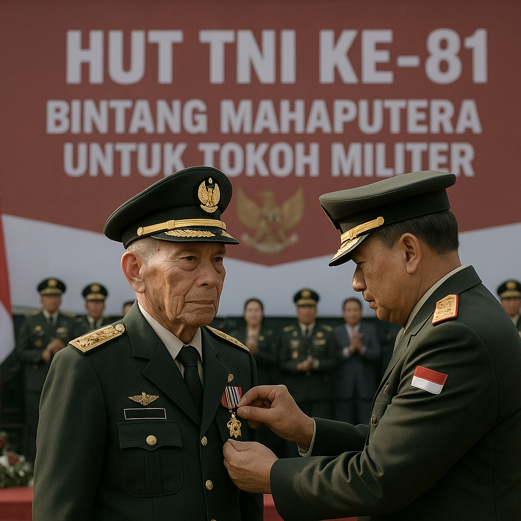Bintang Mahaputera untuk Tokoh Militer: Penghargaan di Usia Ke-81 TNI
