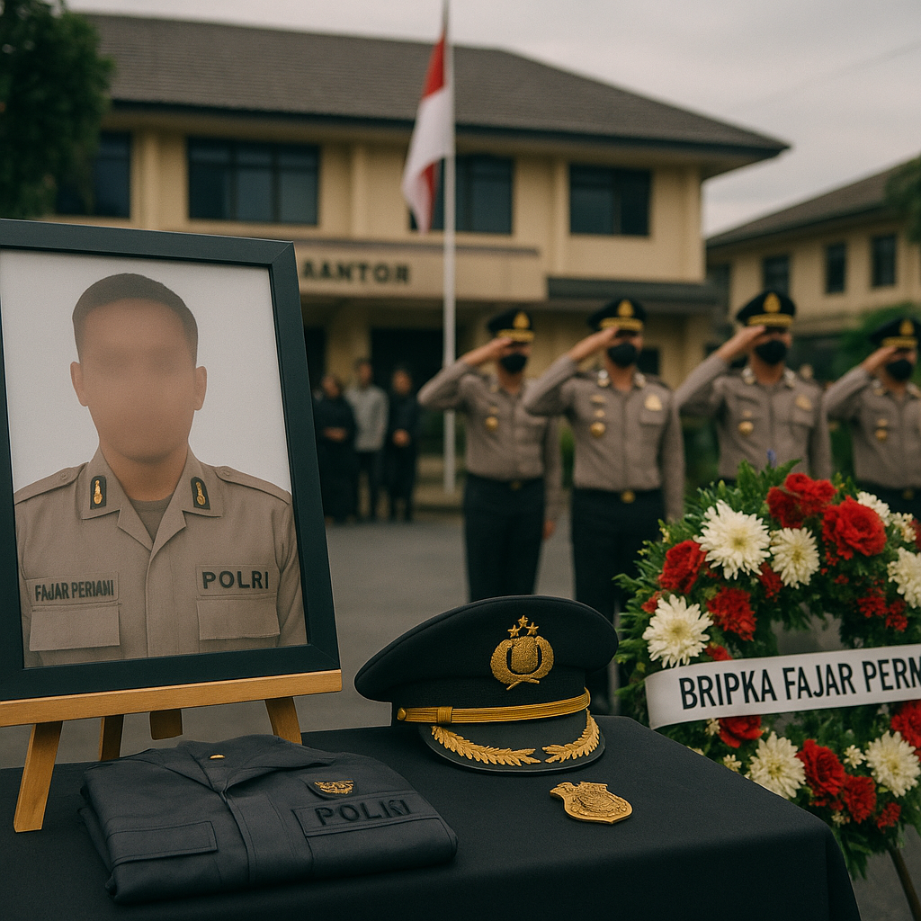 Keteladanan Bripka Fajar: Pesan Kapolri, Tugas adalah Kehormatan yang Setinggi-Tingginya