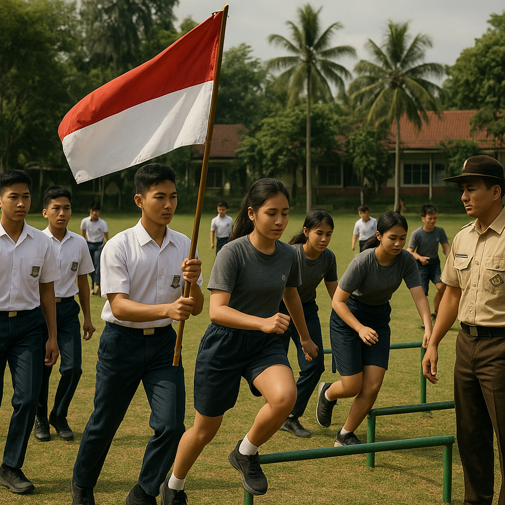 Latihan Bela Negara untuk Pelajar: Membangun Mental Tangguh dan Jiwa Patriotisme sejak Dini