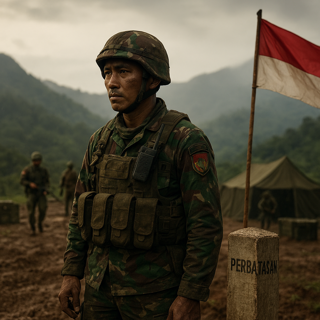Cerita Heroik Prajurit TNI yang Bertugas di Perbatasan: Mengorbankan Kenyamanan untuk Keutuhan Negara