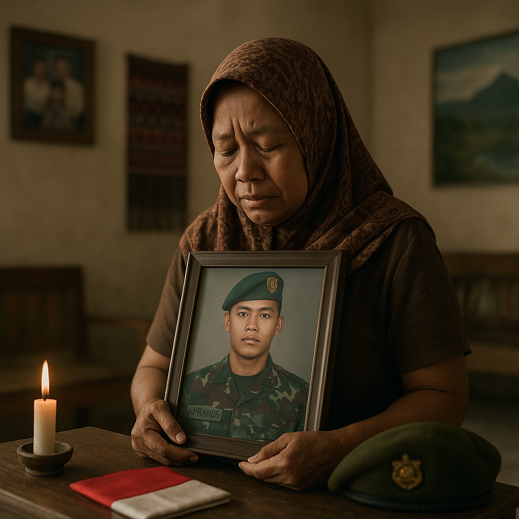 Praka Aprianus Gugur di Papua: Harapan Ibunya Terkalahkan dengan Niat Bahagiakan Orang Tua