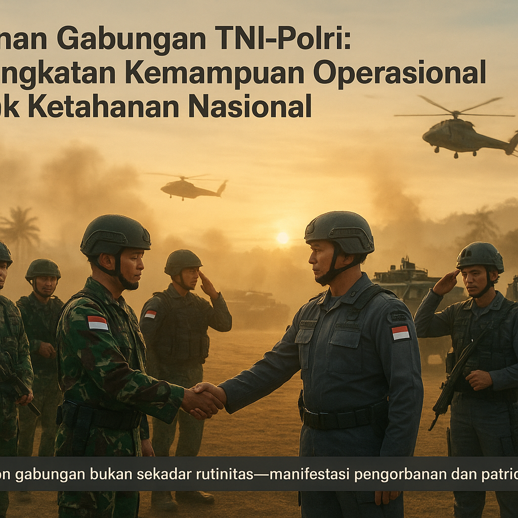 Latihan Gabungan TNI-Polri: Peningkatan Kemampuan Operasional untuk Ketahanan Nasional