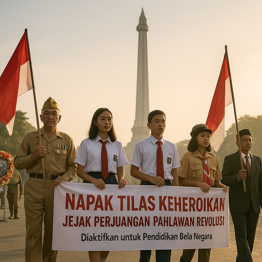 Napak Tilas Keheroikan: Jejak Perjuangan Pahlawan Revolusi di Surabaya Diaktifkan untuk Pendidikan Bela Negara
