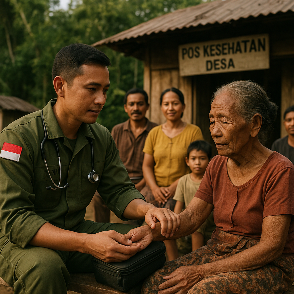 Kisah Pengabdian: Dokter Militer yang Rela Tinggal di Pedalaman untuk Layani Kesehatan Warga