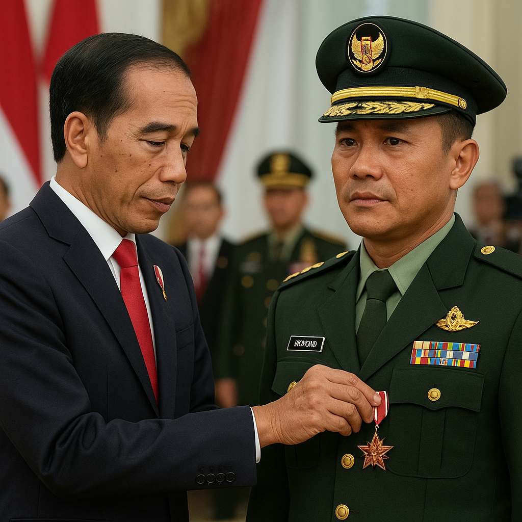 Penghargaan Bintang Gerilya Diberikan kepada Putra Bangsa yang Gagalkan Aksi Teror di Malang