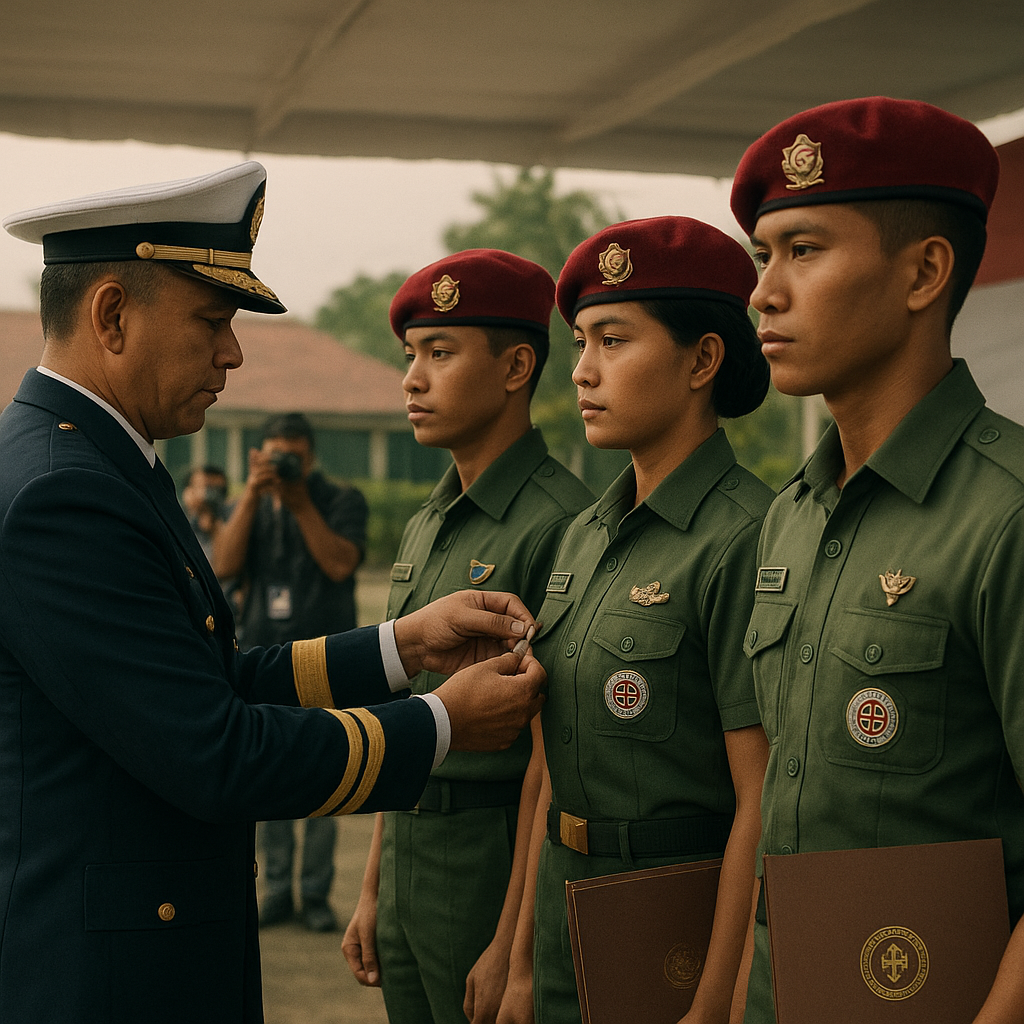 Reward Kapuskesal kepada Tiga Prajurit Yonkes 1 Marinir TNI AL Berprestasi