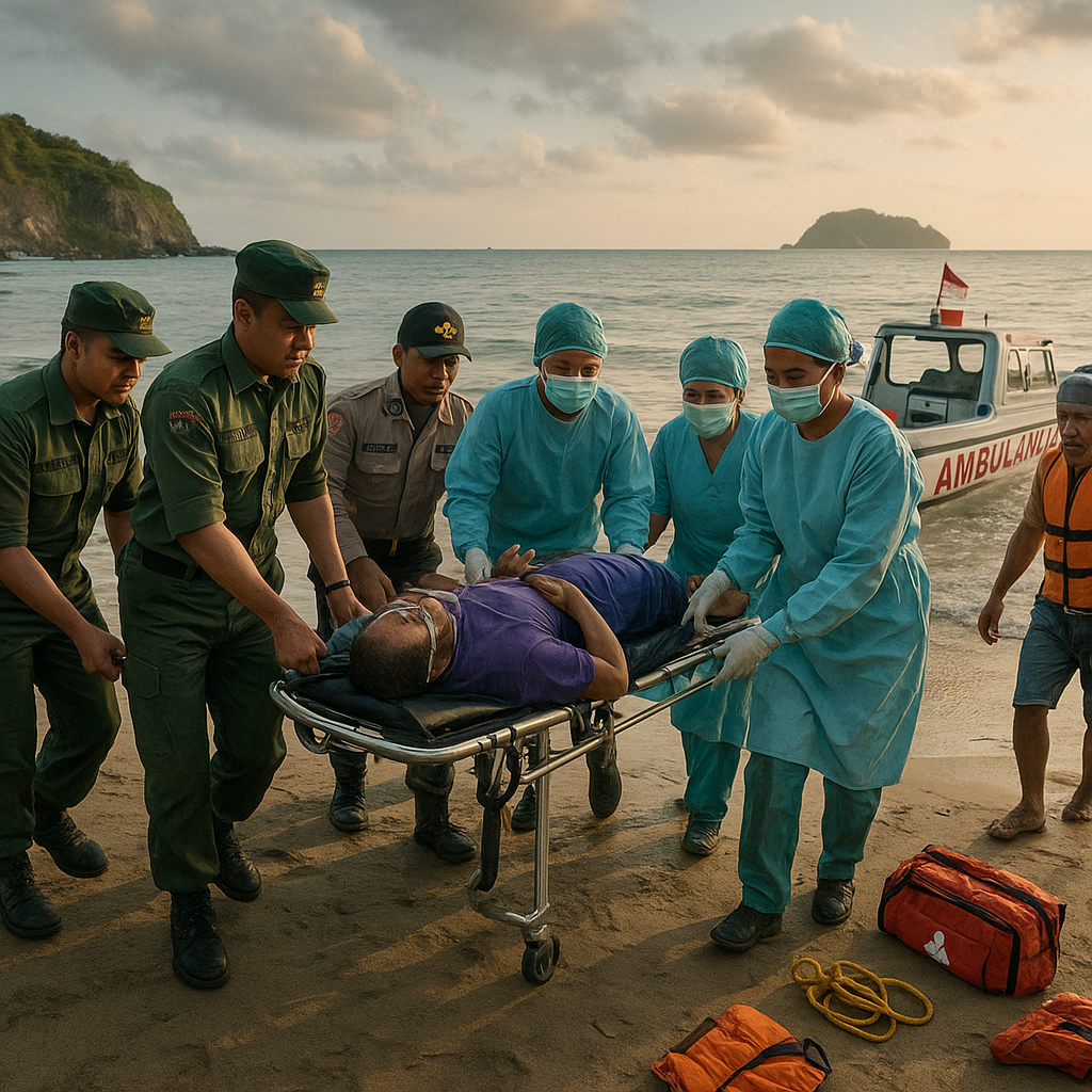 Sinergi TNI-Polri dan Nakes: Kisah Inspiratif Evakuasi di Pantai Kenamar Sakti Bawean