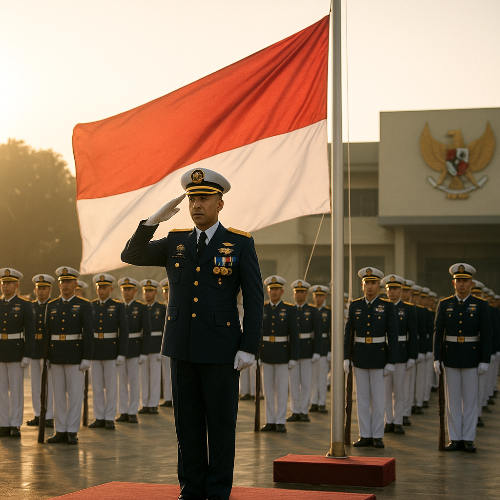 Patriotisme dan Disiplin, Fondasi Marinir dalam Upacara Bendera Rutin