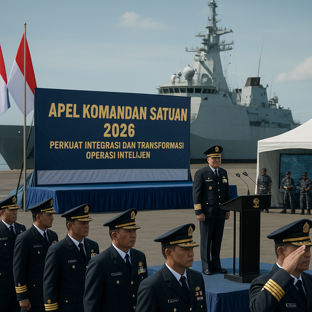 TNI AL Gelar Apel Komandan Satuan 2026, Perkuat Integrasi dan Transformasi Operasi Intelijen