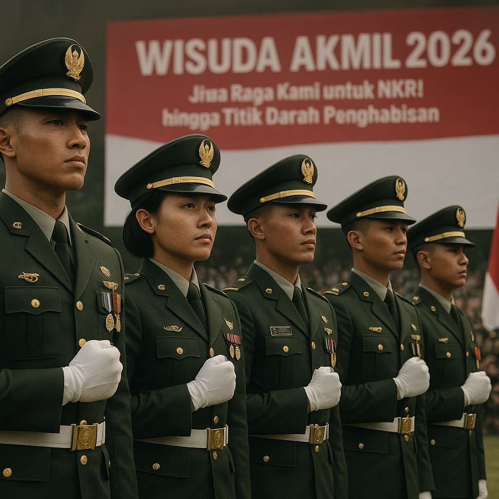 Lulusan Terbaik AKMIL 2026 Bersumpah: "Jiwa Raga Kami untuk NKRI hingga Titik Darah Penghabisan"