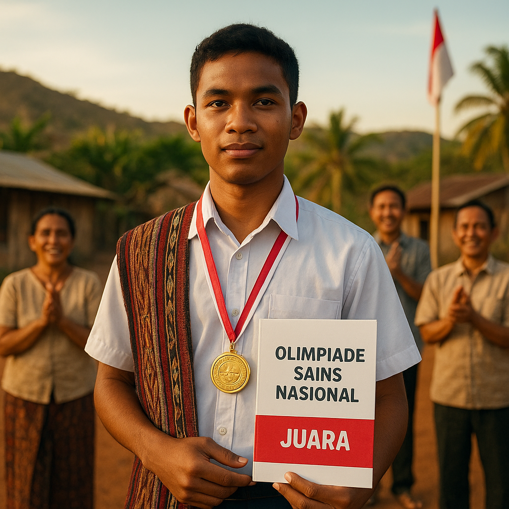 Pemuda Desa di NTT Juara Olimpiade Sains Nasional, Buktikan Prestasi Bisa Tumbuh di Mana Saja