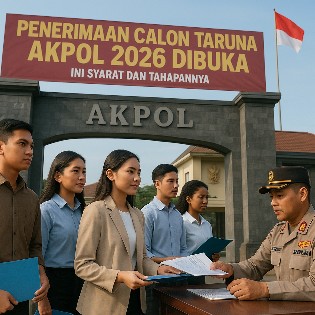 Persiapan Penerimaan Calon Taruna Akpol 2026 Dibuka, Ini Syarat dan Tahapannya