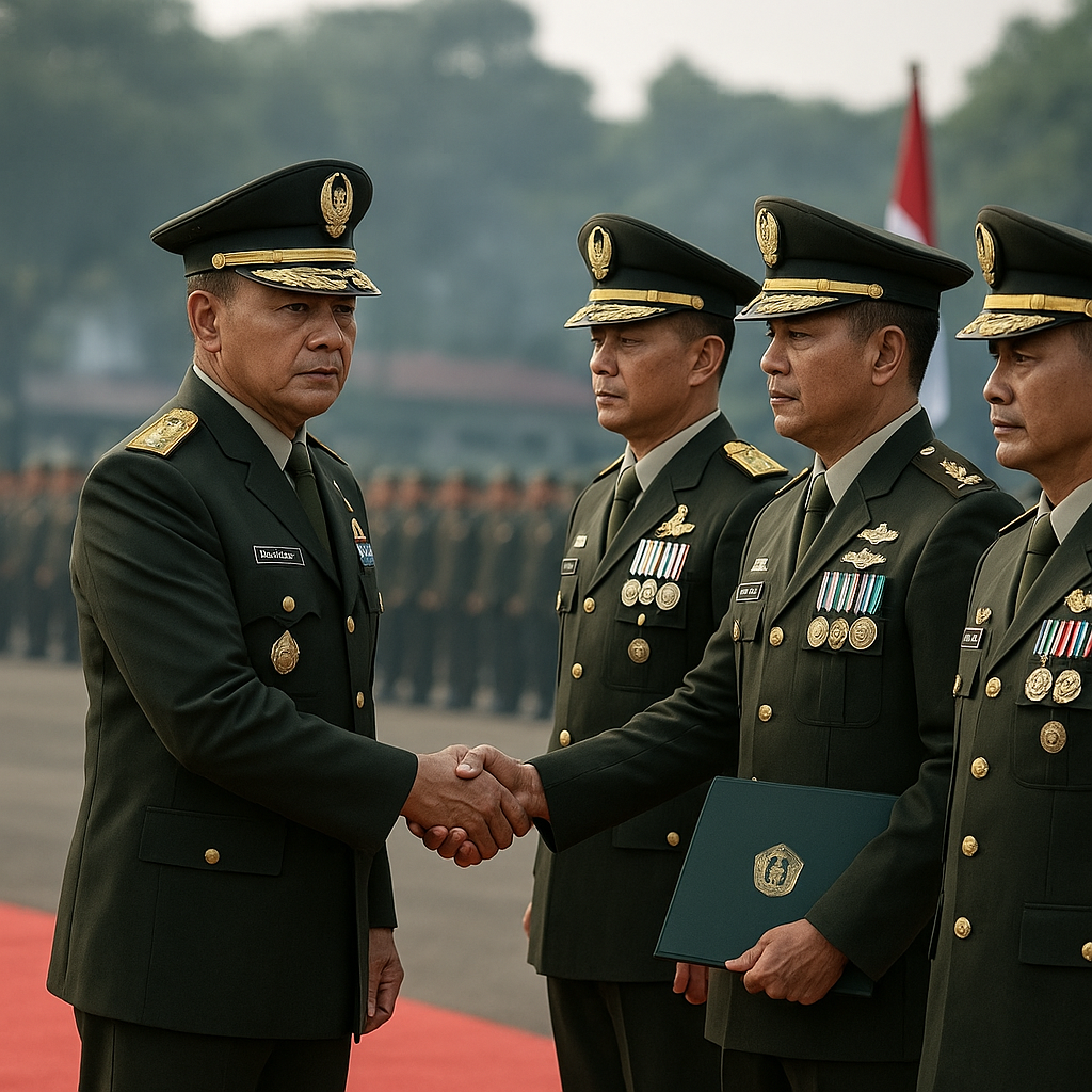 Sertijab Tiga Kabalakpus TNI, Panglima TNI Dorong Regenerasi dan Peningkatan Kinerja