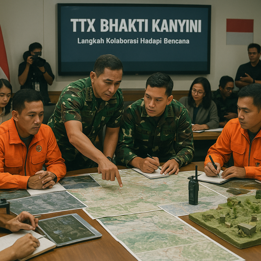 TTX Bhakti Kanyini Langkah Kolaborasi Hadapi Bencana