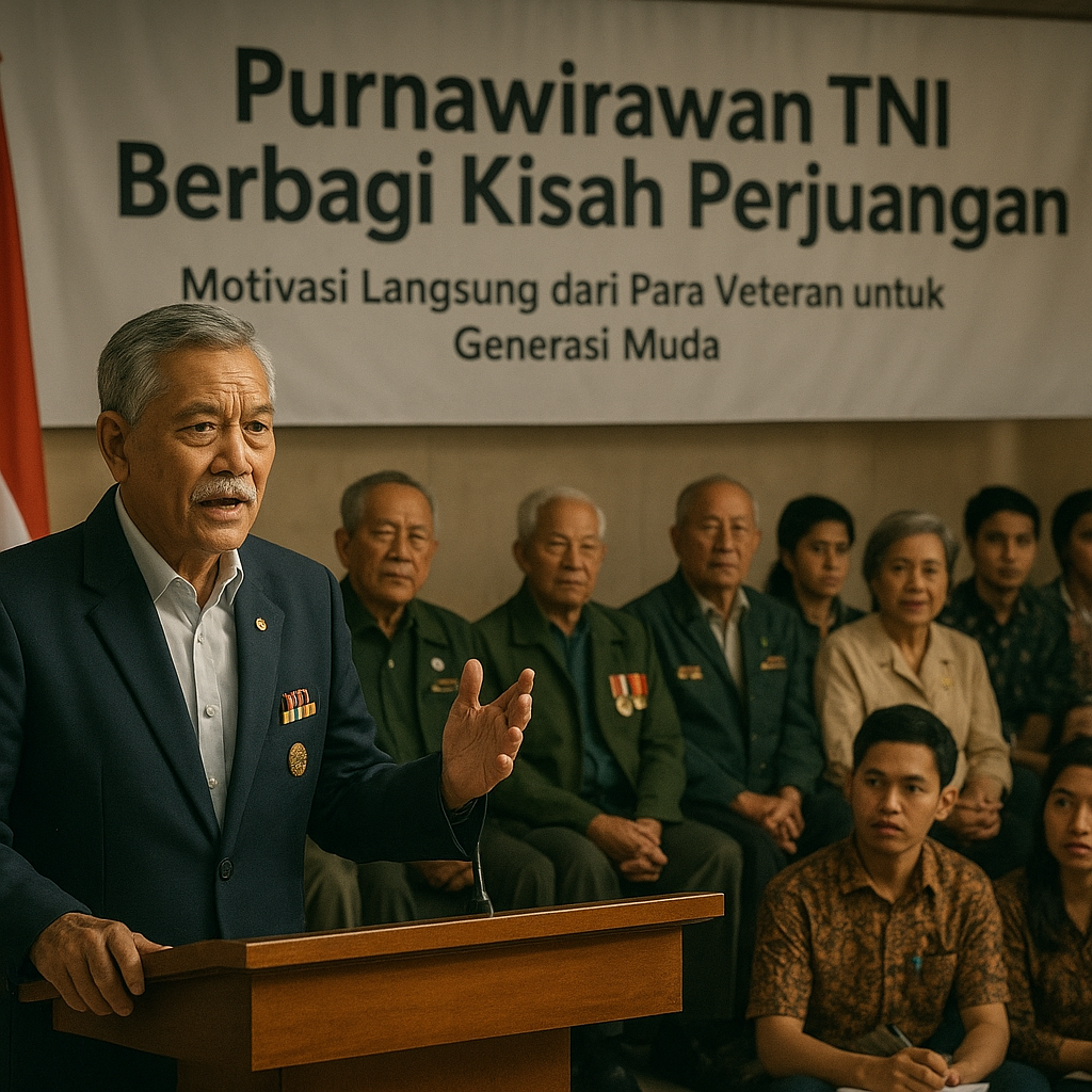 Purnawirawan TNI Berbagi Kisah Perjuangan: Motivasi Langsung dari Para Veteran untuk Generasi Muda