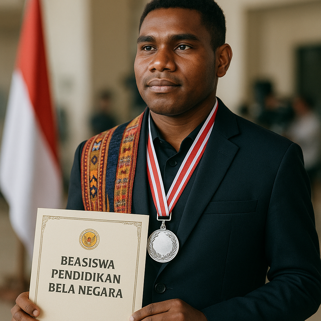 Pemuda Papua Peraih Medali Olimpiade Sains Internasional Dapat Beasiswa Ikuti Pendidikan Bela Negara