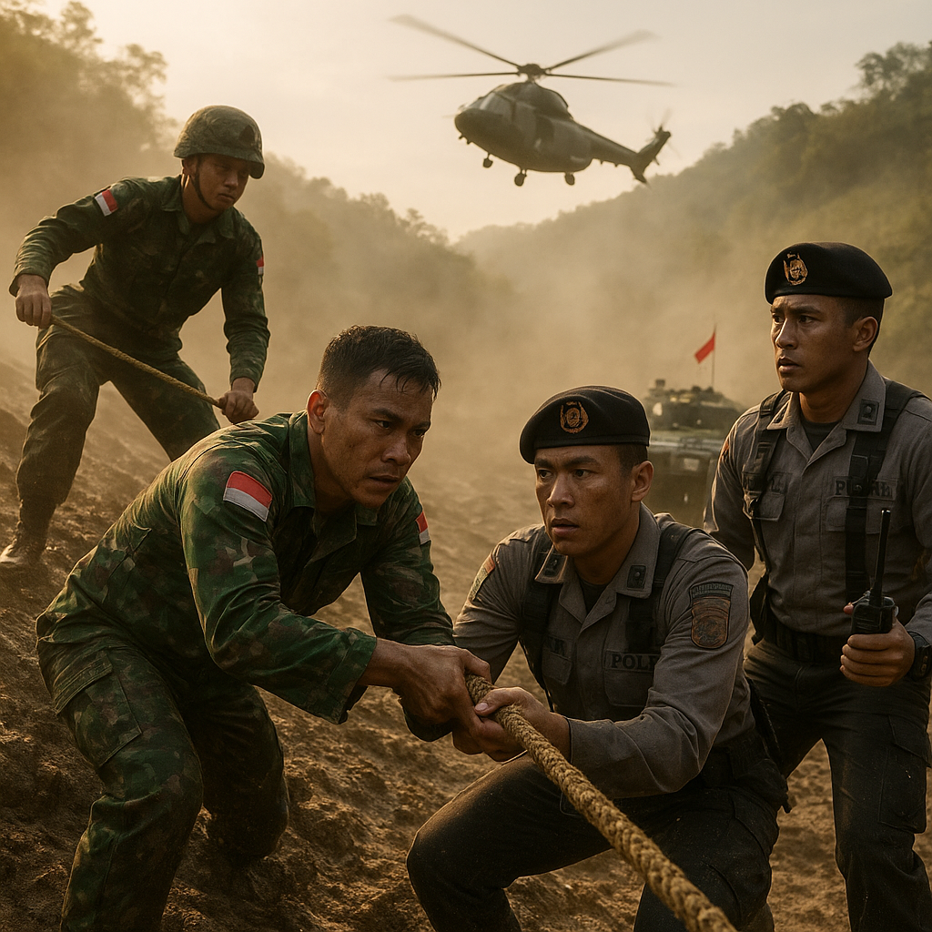 Latihan Gabungan TNI-Polri di Medan Berat: "Menyatukan Kekuatan untuk NKRI"