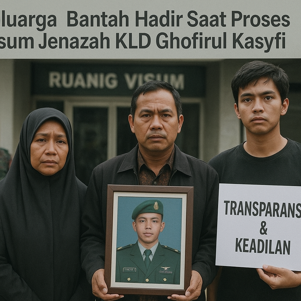 Keluarga Bantah Hadir Saat Proses Visum Jenazah KLD Ghofirul Kasyfi