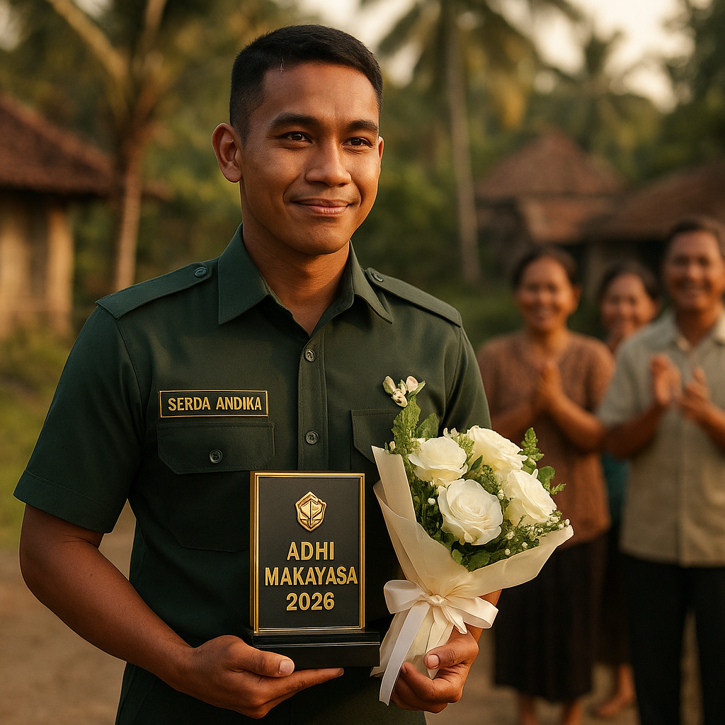 Serda Andika: Prajurit Penerima Penghargaan Adhi Makayasa 2026 yang Berjuang dari Desa