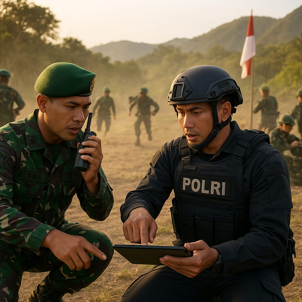 Latihan Gabungan TNI-Polri di Sulawesi: Mengasah Ketangguhan dan Sinergi Bela Negara