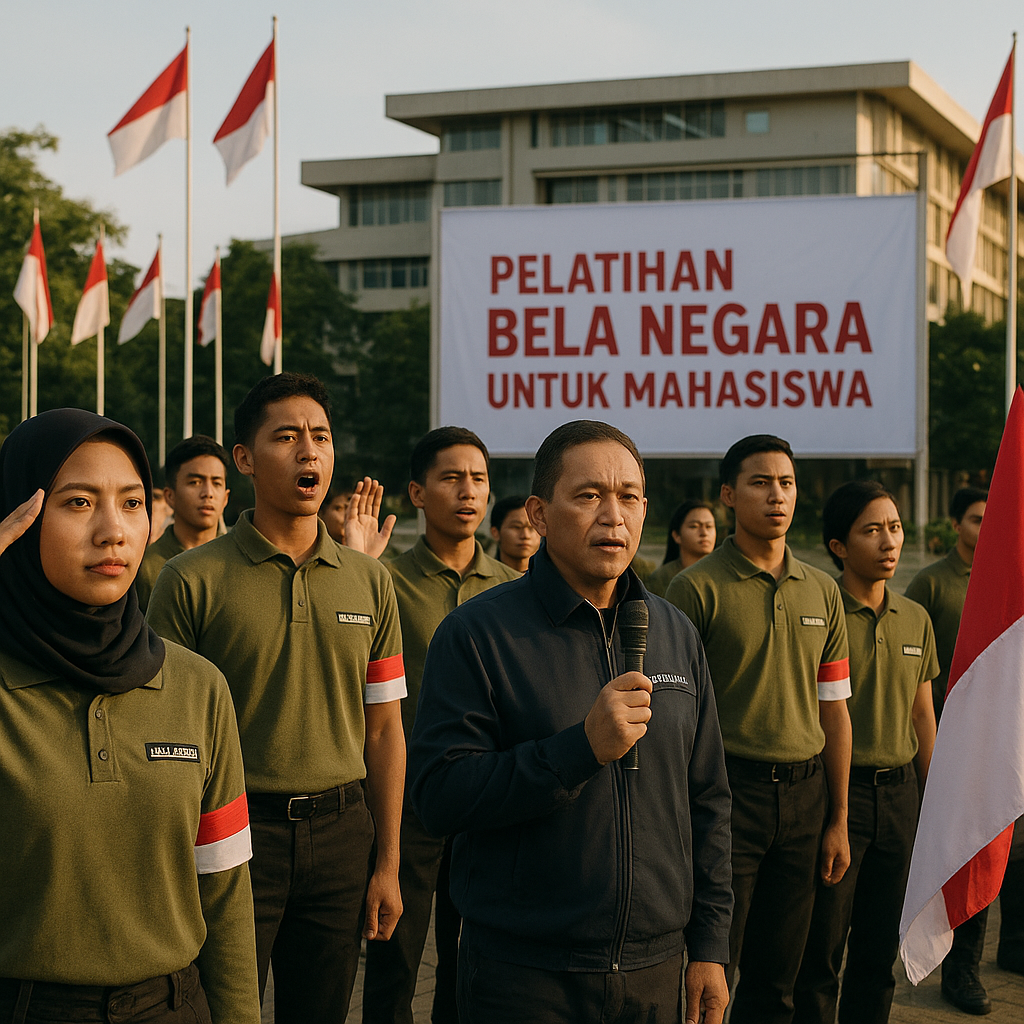 Pelatihan Bela Negara untuk Mahasiswa: Menanamkan Jiwa Patriotisme di Generasi Muda
