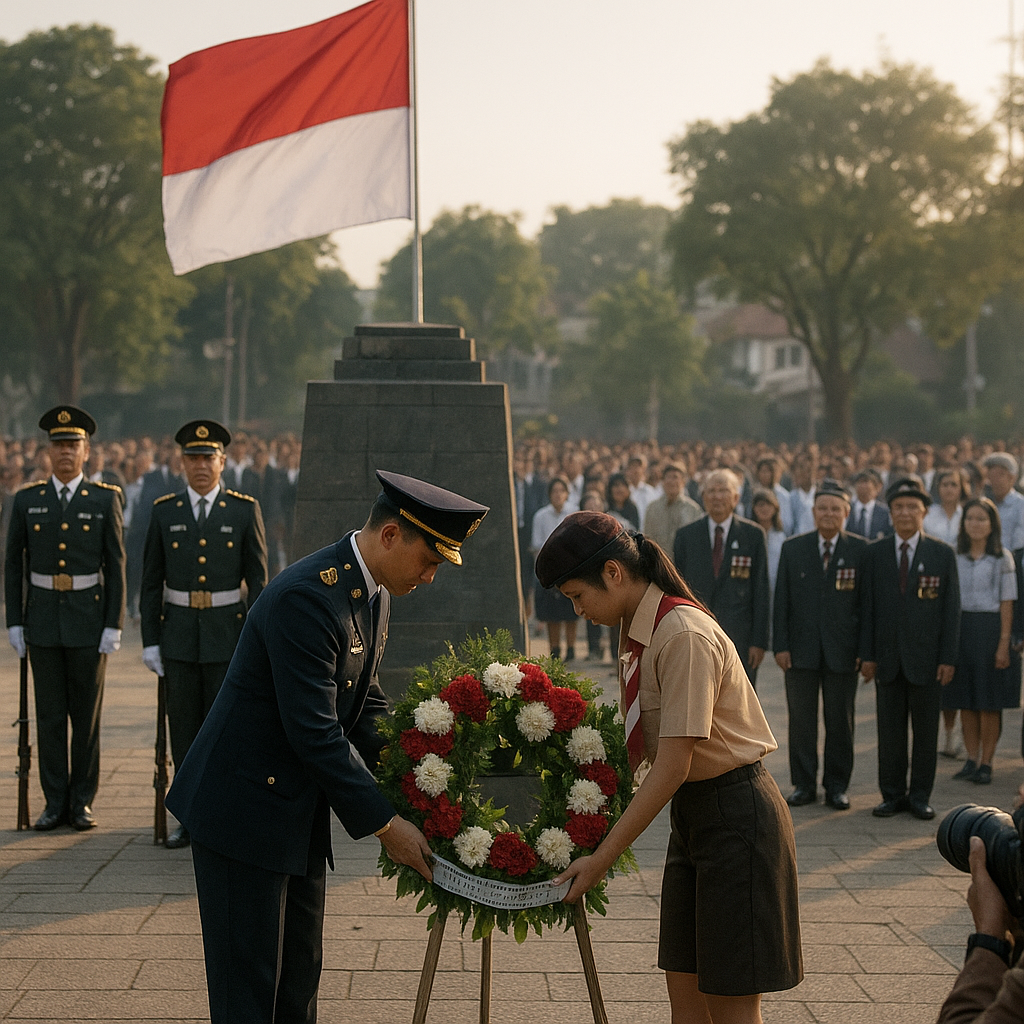 Upacara Penghormatan kepada Pahlawan Nasional di Malang, Mengingatkan Nilai Pengorbanan