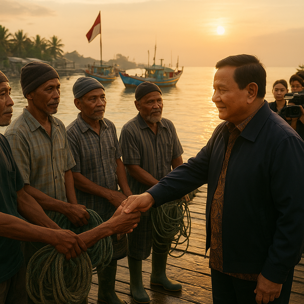 Presiden Prabowo Apresiasi Nelayan: Pejuang Pangan yang Bertaruh Nyawa di Laut
