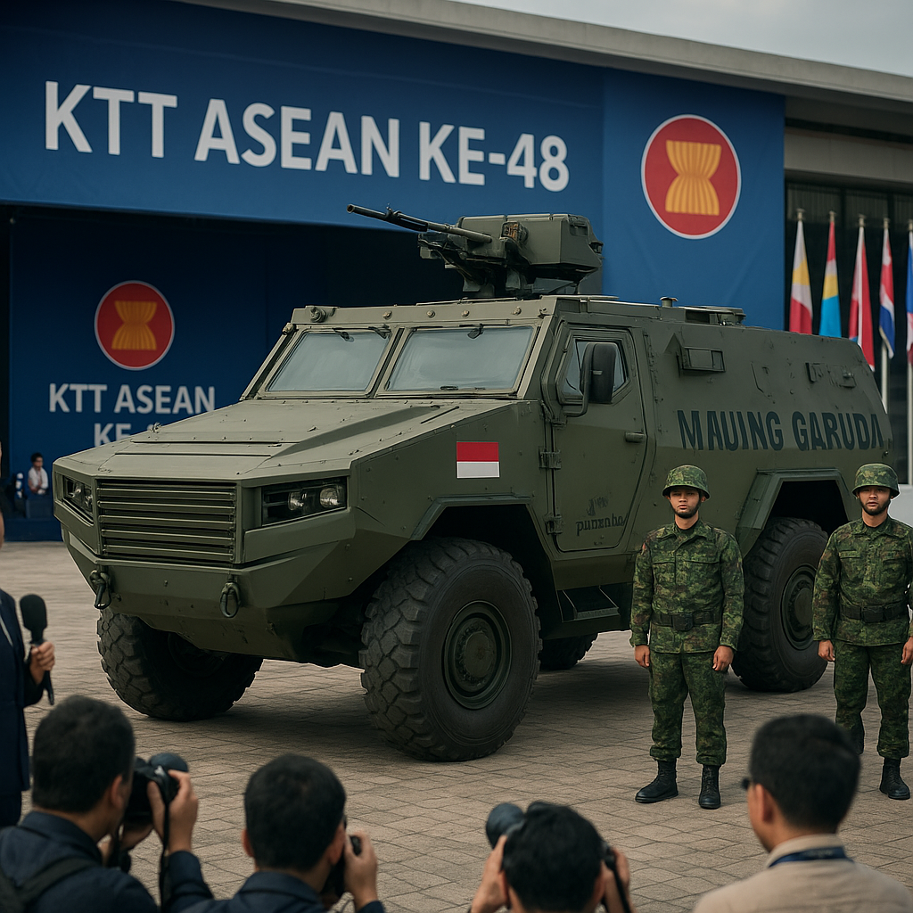 Simbol Kemandirian Bangsa: Maung Garuda Buatan Pindad Unjuk Gigi di KTT ASEAN Filipina