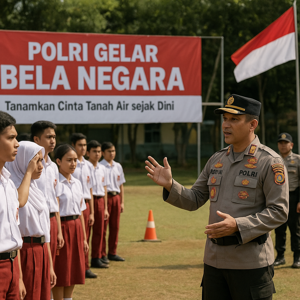 Polri Gelar Bela Negara bagi Pelajar SMA, Tanamkan Nilai Cinta Tanah Air Sejak Dini