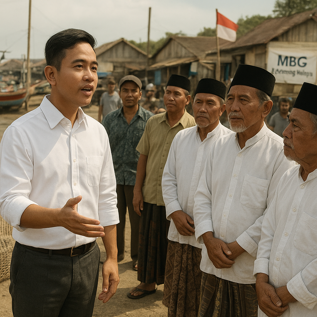 Gibran Minta Kiai Ikut Kawal Program MBG hingga Kampung Nelayan untuk Penguatan Ekonomi Nasional